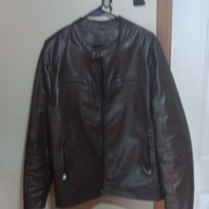 Men's Brown Leather Jacket
